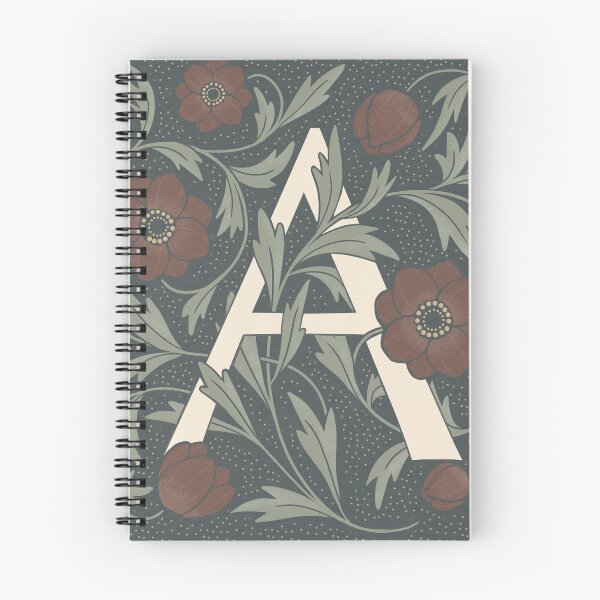 Item preview, Floral Monogram Letter A designed and sold by Maria Chiara Fantini.