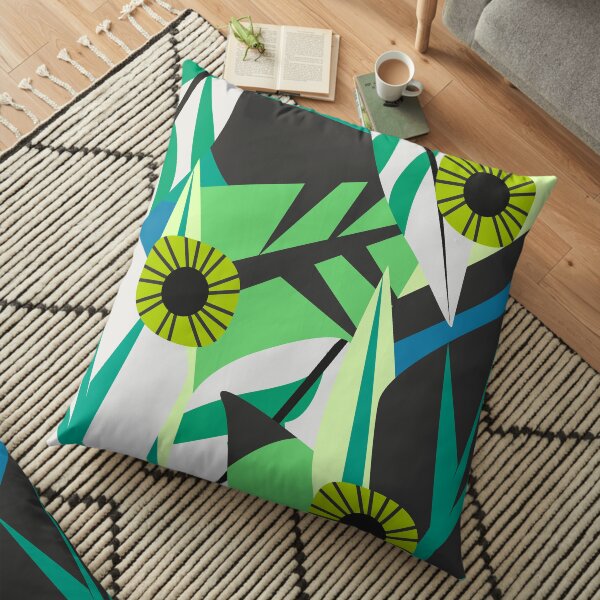 Fresh tropical decor Floor Pillow