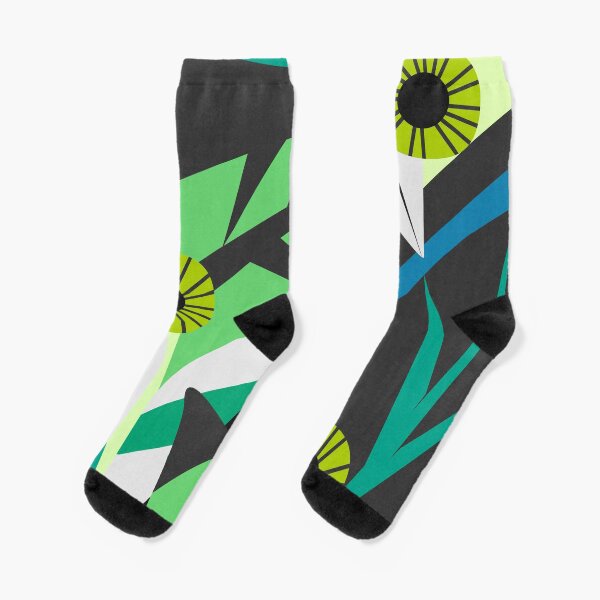 Fresh tropical decor Socks