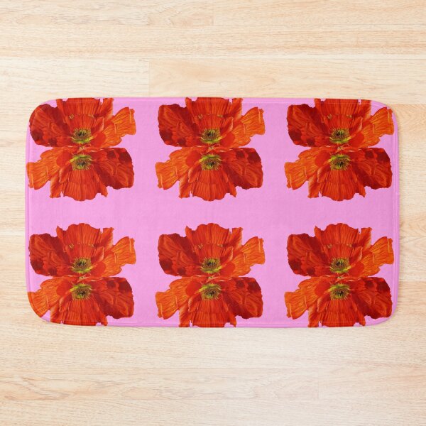 Item preview, Fuchsia pink color poppy flowers pattern art designed and sold by sharlesart.
