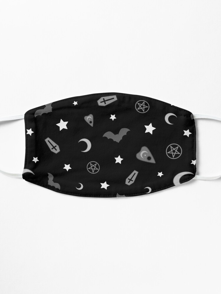 Alternate view of Goth Occult Pattern Mask
