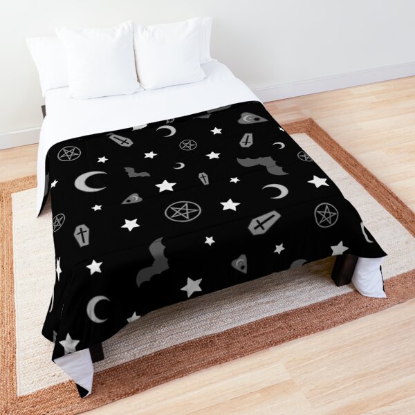 Goth Occult Pattern Comforter