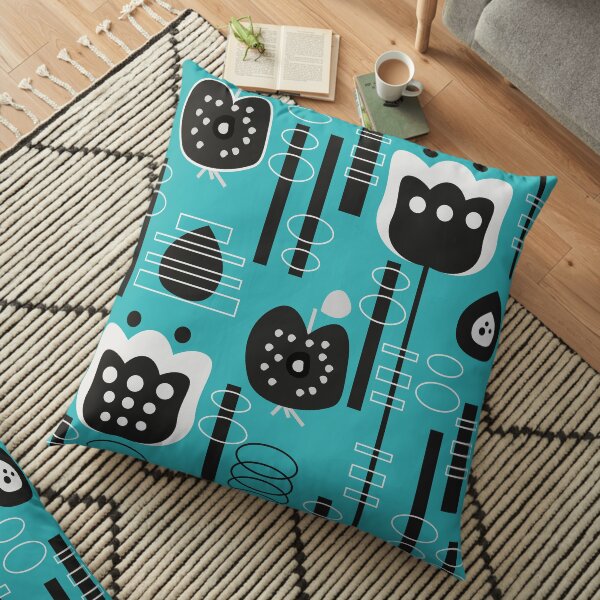 Fruity mid-century decor Floor Pillow