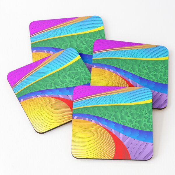 Item preview, Rainbow Colors Abstract Fantasy designed and sold by BluedarkArt.