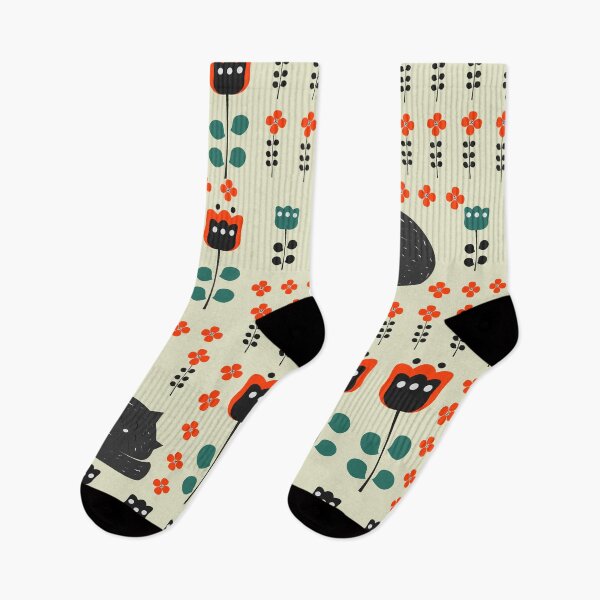 Item preview, Cats napping between flowers designed and sold by cocodes.