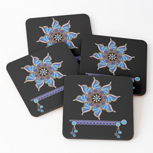 Item preview, Blue Horizon Decked On Black designed and sold by BumbleChynxBee.