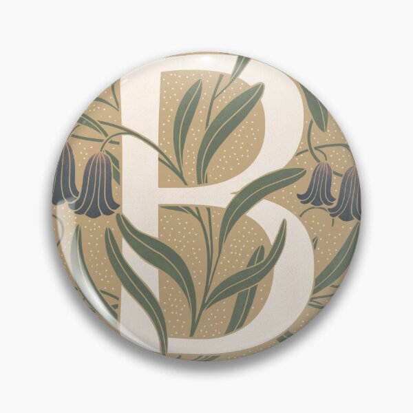 Item preview, Floral Monogram Letter B designed and sold by Maria Chiara Fantini.