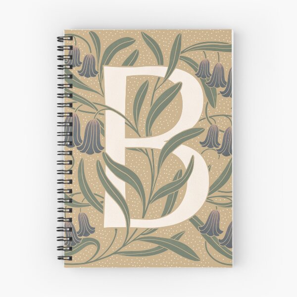Item preview, Floral Monogram Letter B designed and sold by Maria Chiara Fantini.