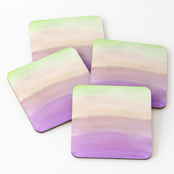 Item preview, Hand-Painted Shades Of Purple and Green designed and sold by Becca Simone.