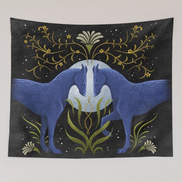 Item preview, Twins: Greyhound Illustration designed and sold by KatyMcCarten.
