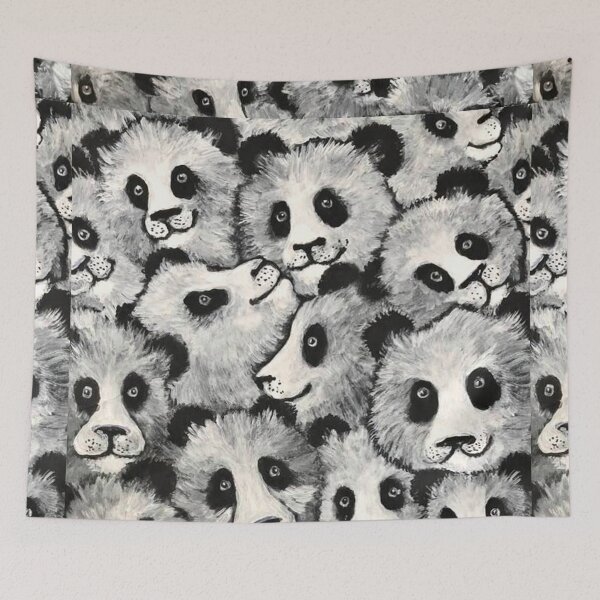 Item preview, Pile of Pandas / Cute Giant Panda / Black and White Bear / Baby Panda / Chinese Bear / Cute Bear /  designed and sold by artenvironments.