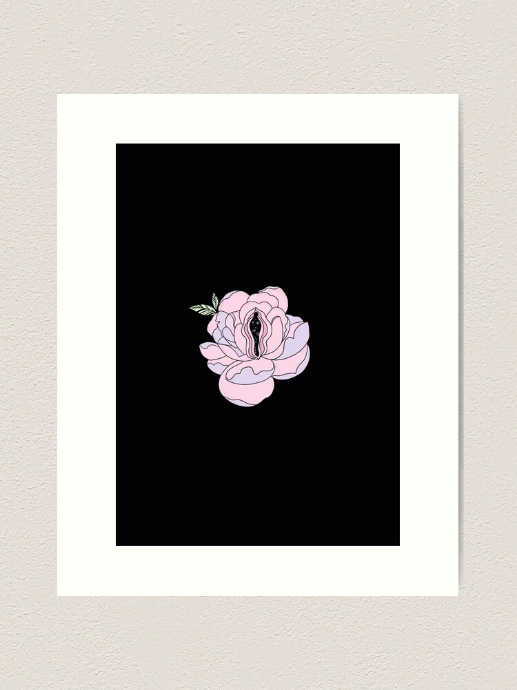 Thumbnail 1 of 3, Art Print, pussy flower designed and sold by paulalitu.
