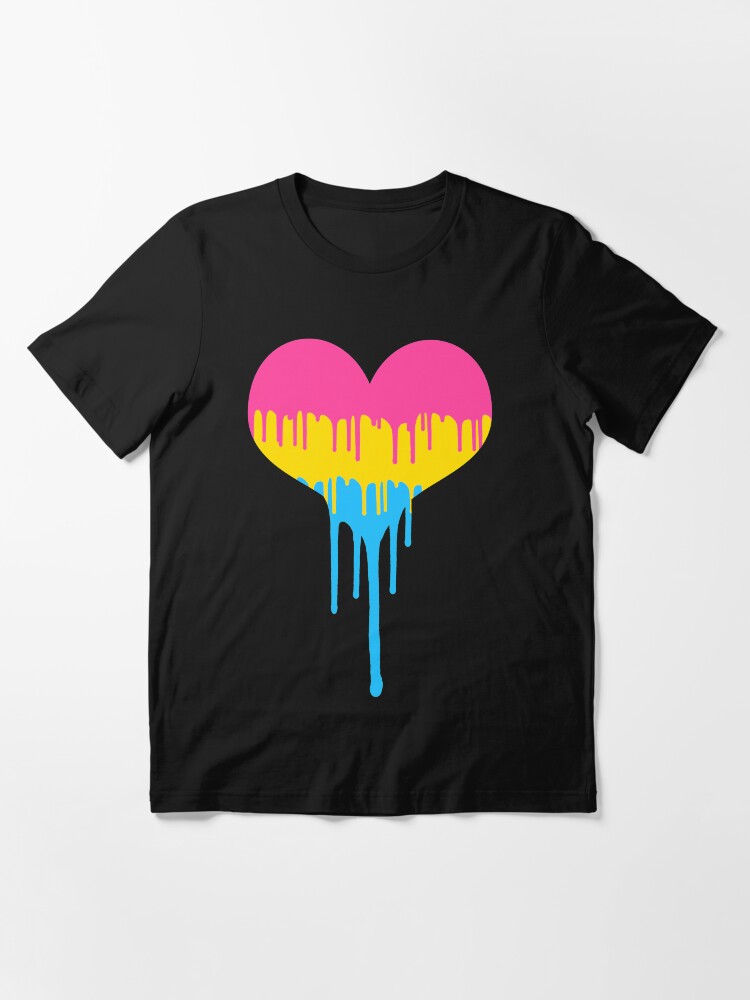Alternative Ansicht von Pansexual Pride Drip Heart Essential T-Shirt