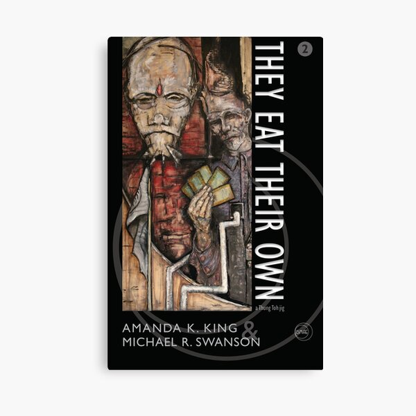 They Eat Their Own cover, Ismae Books Canvas Print