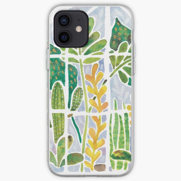 Watercolour Greenhouse iPhone Soft Case