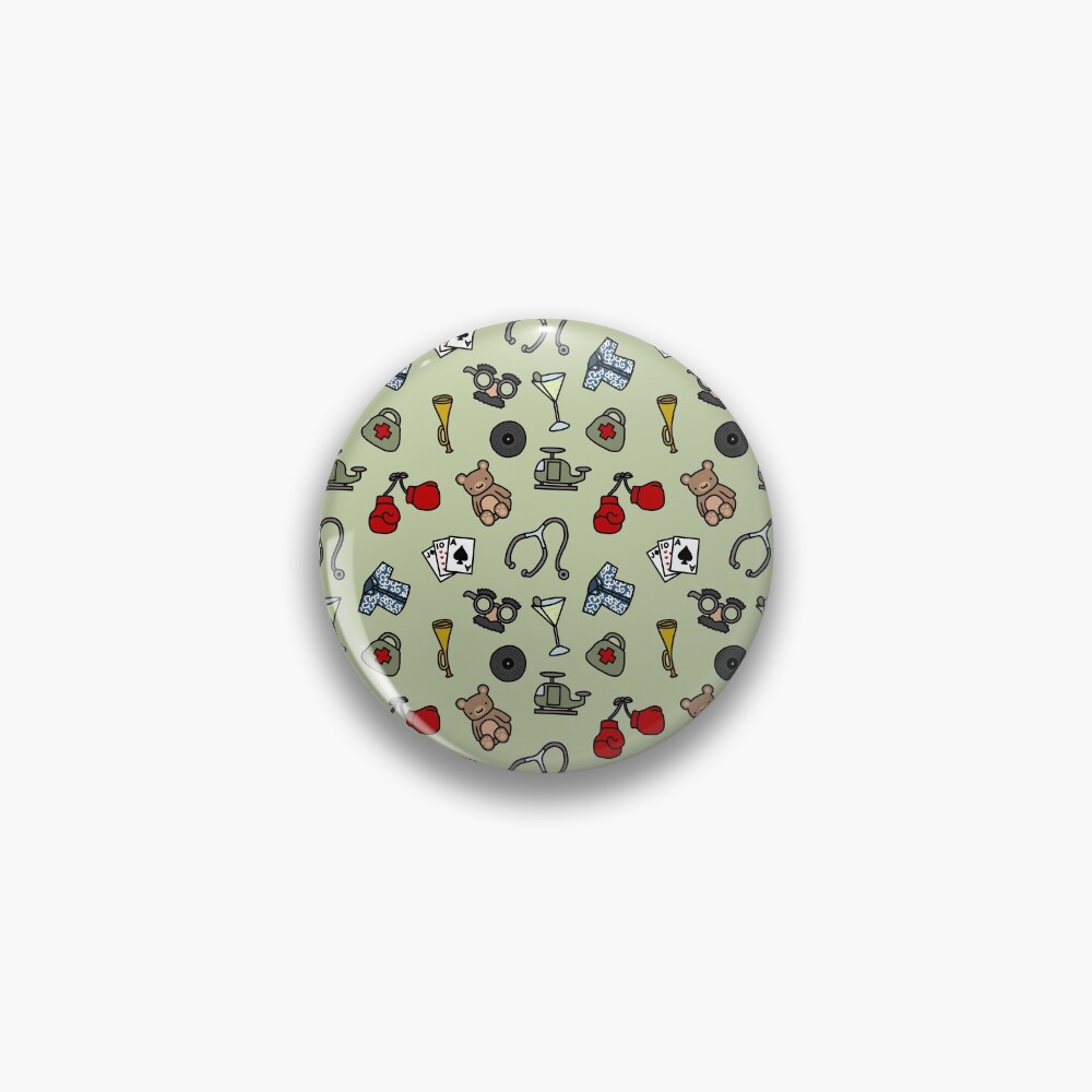 Martinis and Medicine Pin