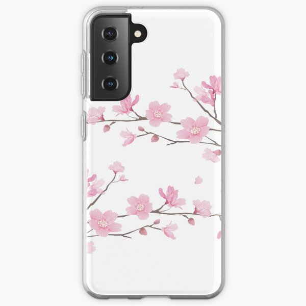 Cherry Blossom - Transparent Background Samsung Galaxy Soft Case