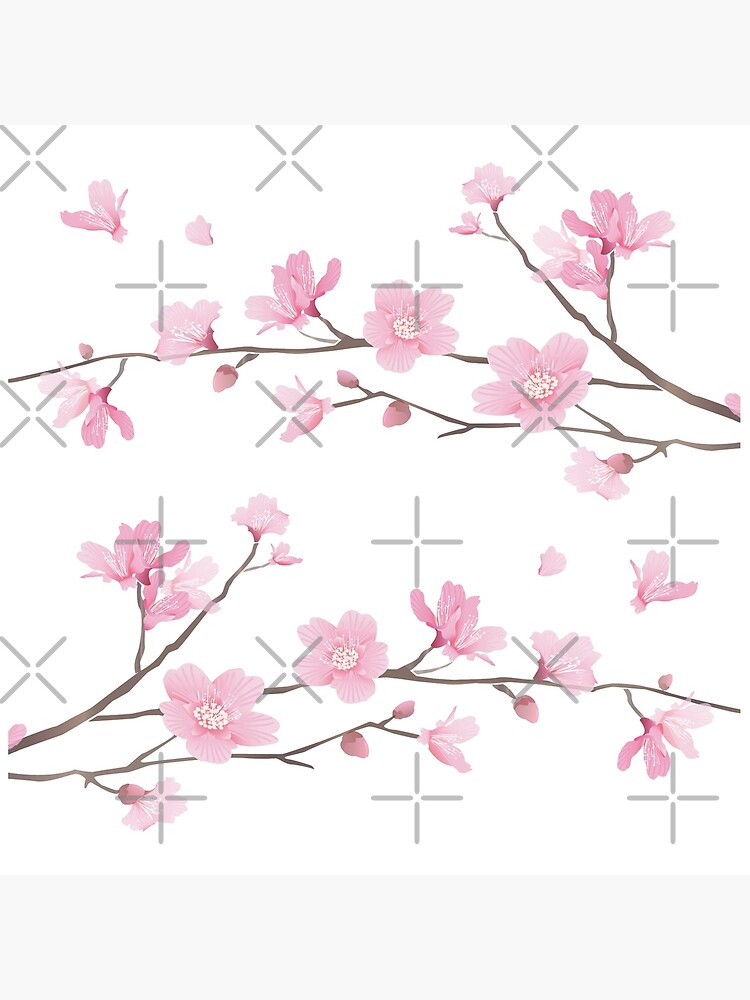Cherry Blossom - Transparent-Background Tote Bag - designenrich