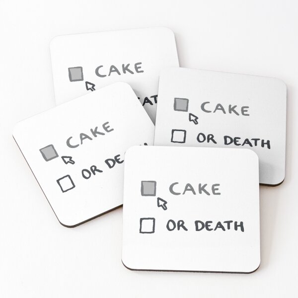 Item preview, Cake or Death - my options are now...or death? designed and sold by TillaCrowne.