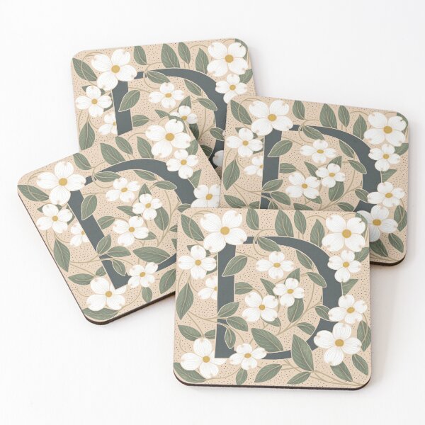 Item preview, Floral Monogram Letter D designed and sold by Maria Chiara Fantini.