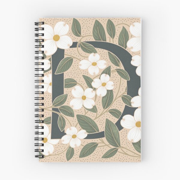 Item preview, Floral Monogram Letter D designed and sold by Maria Chiara Fantini.