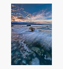 Kaikoura Driftline Blues Photographic Print