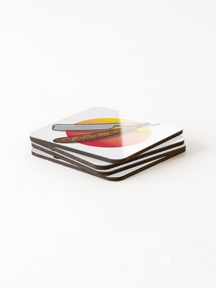 Thumbnail 4 of 5, Coasters (Set of 4), Straight Razor designed and sold by JClosk.