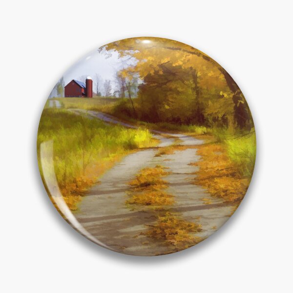 Item preview, Country Road with Barn designed and sold by alpendesigns.