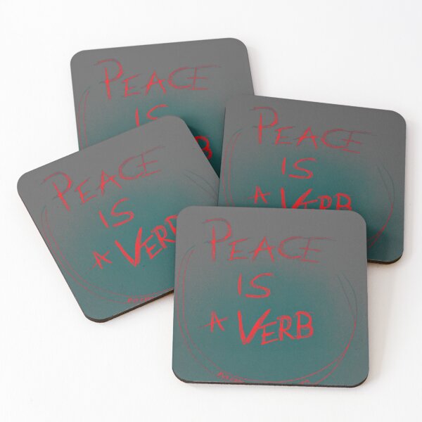 Item preview, PEACE IS A VERB designed and sold by ROCKNROLLSAILOR.