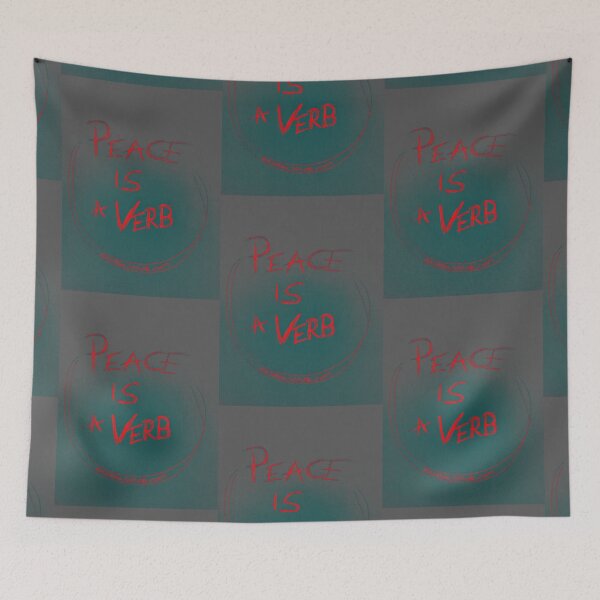 Item preview, PEACE IS A VERB designed and sold by ROCKNROLLSAILOR.