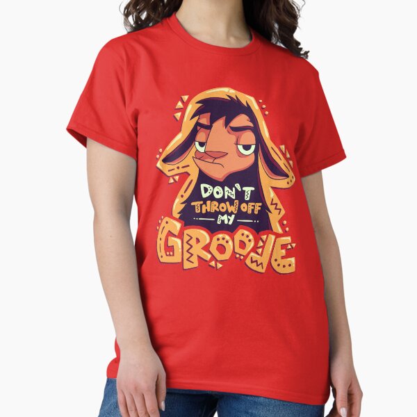 Artikel-Vorschau von Don't Throw Off My Groove / Lama Kuzco / Cartoon Emperor / Beware the Groove / Lustiger Kinderfilm / Alpaca No Touchy, designt und verkauft von Geekydog.