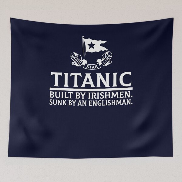 Item preview,  Funny Titanic Vintage Cruise Sinking Ship Atlantic Ocean Built By Irishmen designed and sold by TopTeeShop.