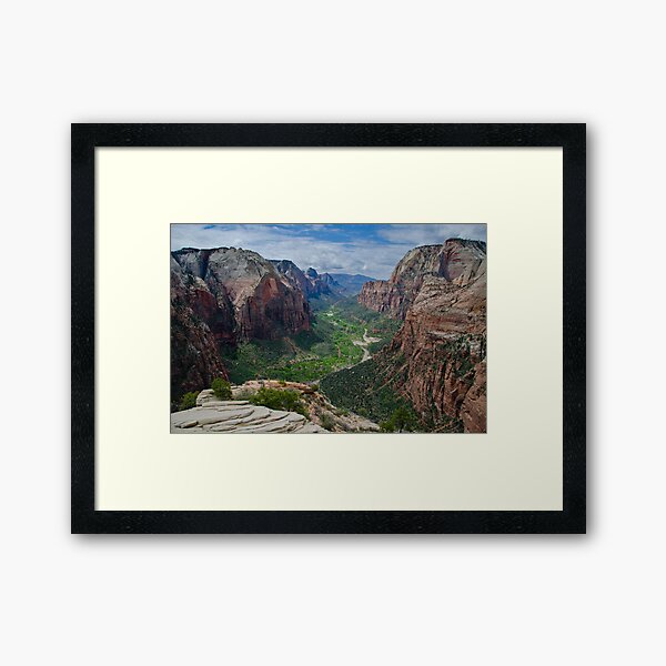 Zion Canyon.2 - Zion National Park, Utah Framed Art Print
