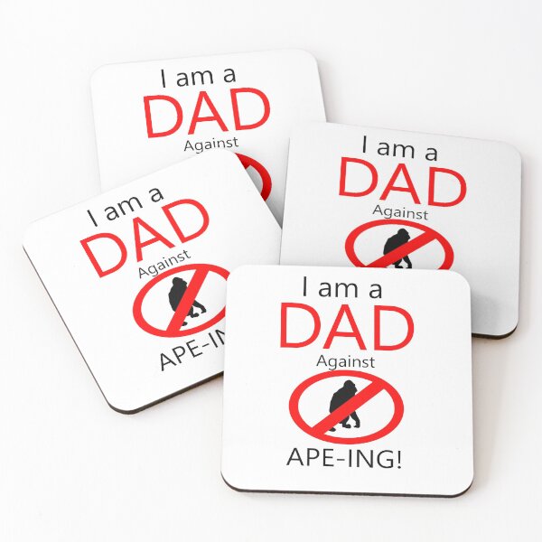 Item preview, I am a Dad Against Vaping, I mean Ape-ing? designed and sold by kyarnkid.