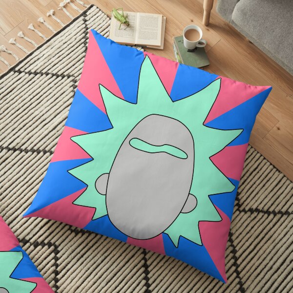 Rick minimal art Floor Pillow