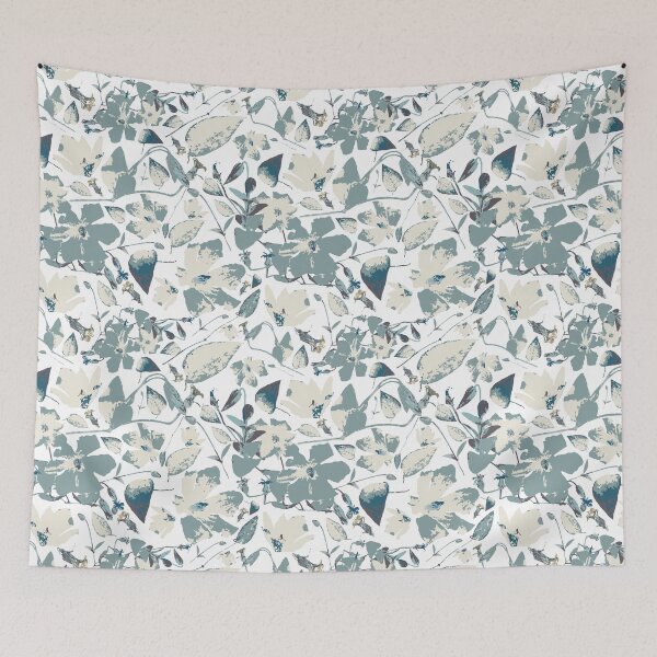 Item preview, White Watercolor Clematis designed and sold by StudioPosies.
