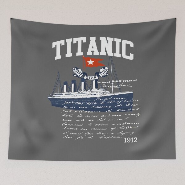 Item preview, Titanic Vintage Poster Cruise Sinking Ship Atlantic Ocean Voyage  designed and sold by TopTeeShop.