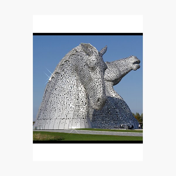 The Kelpies, Helix Park, Falkirk, Scotland Photographic Print