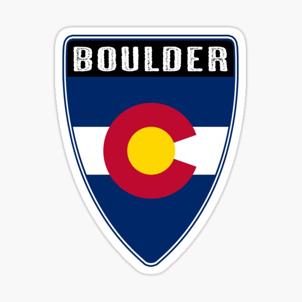 Aperçu de l'œuvre Boulder Colorado Shield créée et vendue par Jared Davies.