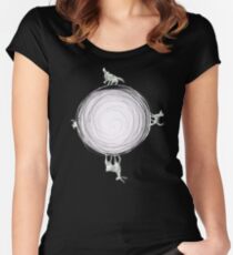 Inverted Marauders Moon Women's Fitted Scoop T-Shirt