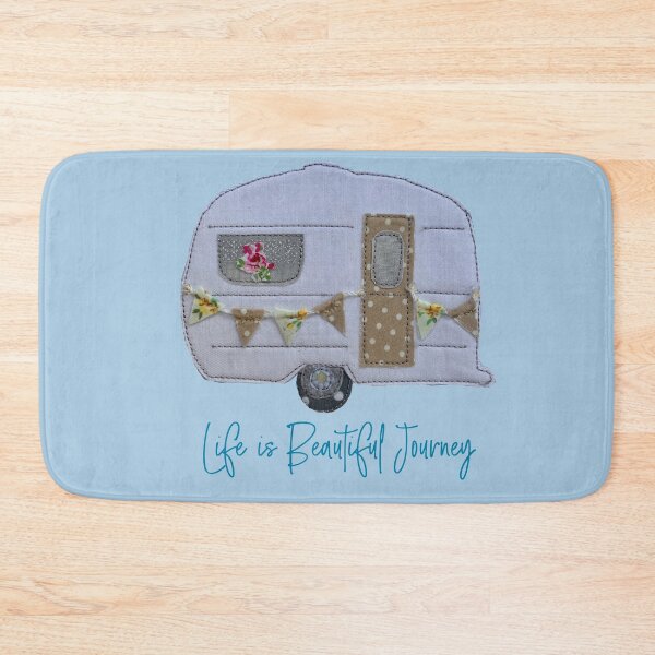 Item preview, #Life is a beautiful journey Caravan  designed and sold by Leatextileart.