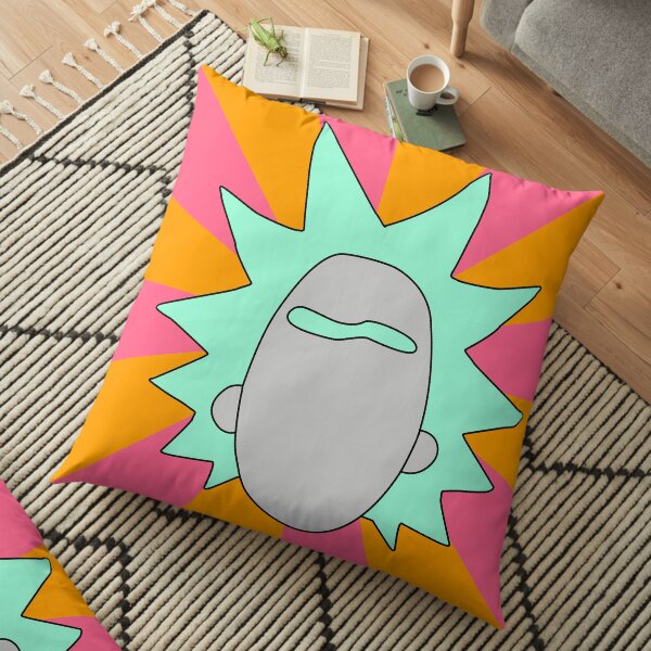 Rick minimal art Floor Pillow