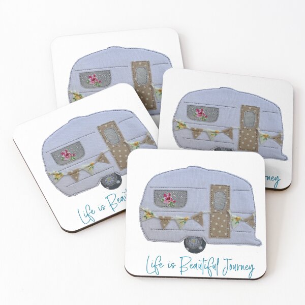 Item preview, #Life is a beautiful journey Caravan  designed and sold by Leatextileart.