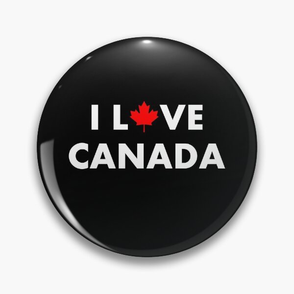 Item preview, Amo Canadá I corazón Canadá con color oscuro de la hoja de arce designed and sold by TinyStarCanada.