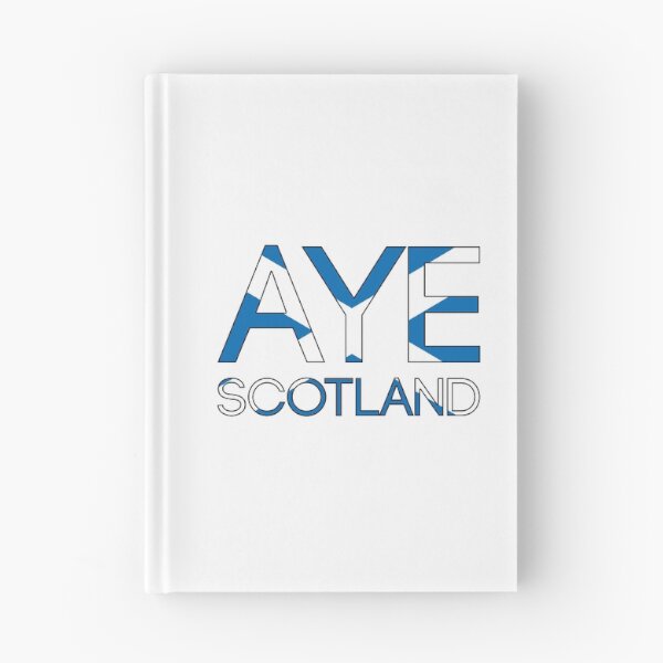 Item preview, AYE SCOTLAND, Scottish Independence Saltire Flag Text Slogan designed and sold by MacPean.