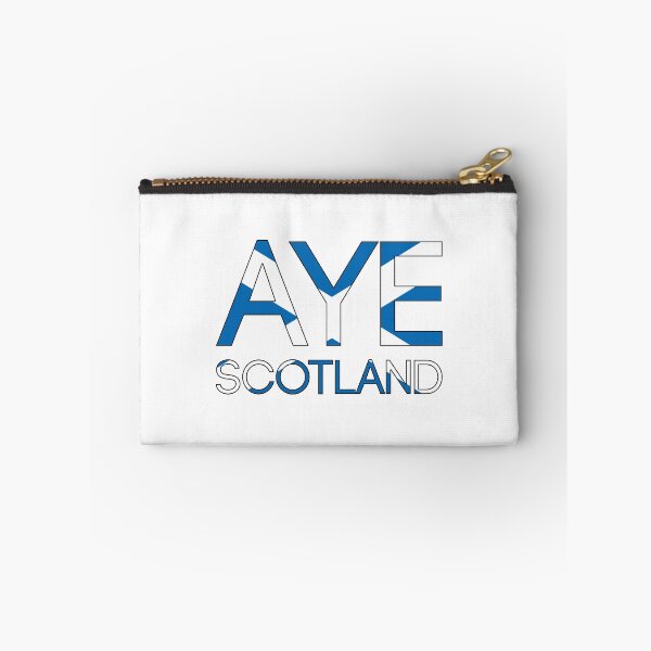 Item preview, AYE SCOTLAND, Scottish Independence Saltire Flag Text Slogan designed and sold by MacPean.