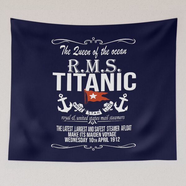 Item preview, Titanic Vintage Poster Cruise Sinking Ship Atlantic Ocean Voyage  designed and sold by TopTeeShop.