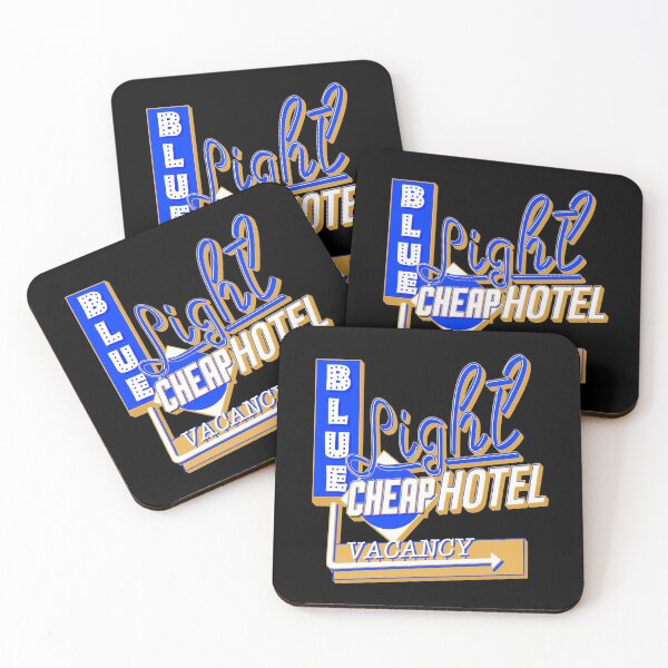 Item preview, Blue Light Cheap Hotel designed and sold by Sugar-Magnolia.