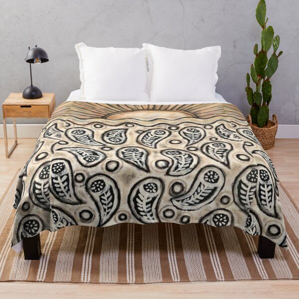 Artikelvorschau, Sonnenaufgang Paisley / Boho Print / Sonnenschein / Hippie / Böhmisch / Hitzewellen / entworfen und verkauft von artenvironments.