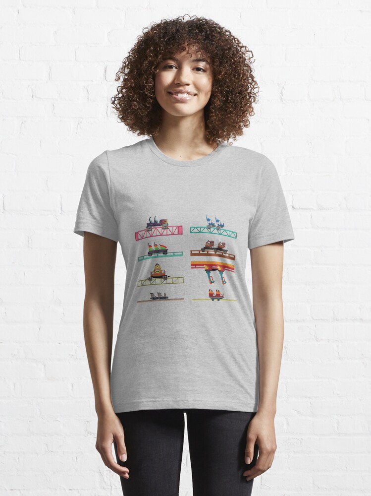 Alternate view of Knotts Berry Farm Coaster Cars Essential T-Shirt